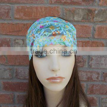 Fashion HOT Popular Cotton Spring Lace Headwrap photo-2