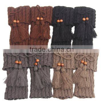 Fashion hand knit leg warmer for girls and women