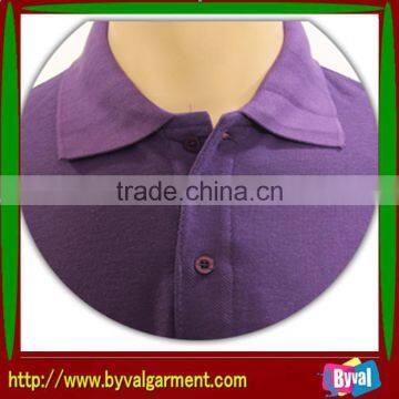 Wholesale Cheapest 200gsm Purple Pique Mesh USA Size Plain Classic Polo Shirt photo-4