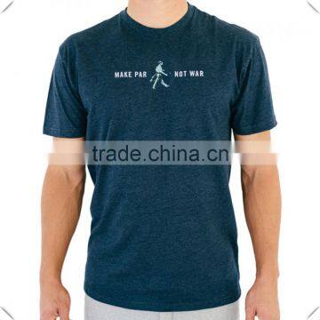 Lightweight Heather cotton spandex blend Athletics T-SHIRT Performance T Shirts wholesale custom for men