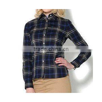 Custom Wholesale Mens Checked Shirts Long Sleeve Flannel Shirts