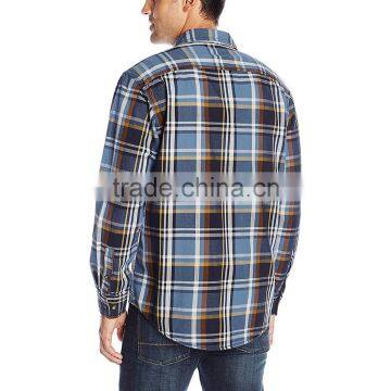 New Long Sleeved Men's Flannel Plaid Shirts 2016 Winter photo-6
