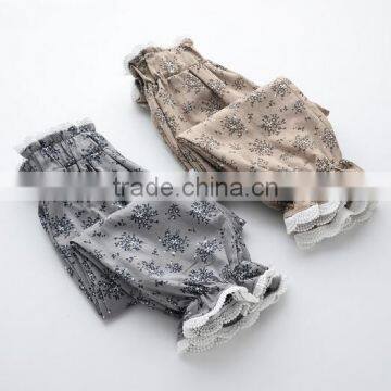 Girl Pants Lovely Kid Pants Little Flower Printed Pants for Girls photo-3