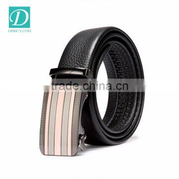 Wholesales Custom Logo Zinc Alloy Buckle Genuine Leather Belt For Men