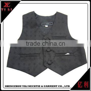 Assured quality cheap portable men jacquard vest polyester