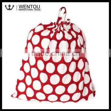 China Chevron Polka Dot Cotton Laundry Bag For College photo-5