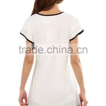 Women's Bear Cartoon Sleepwear Short Sleeve Multicolor photo-3