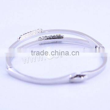 Rhinestone Zinc Alloy Kara Hair Tie Tiny Bangle photo-3