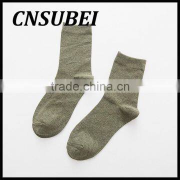 Wholesale Autumn Winter Socks Men Solid Color Business Socks Men Socks Manufacurer photo-3