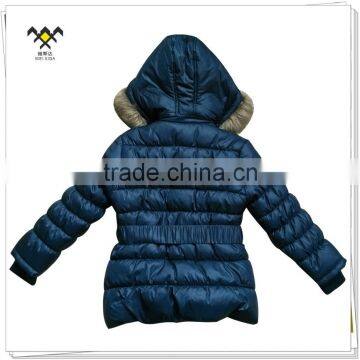 China High Quality Fur Hooded Quilted Softshell Jacket photo-4