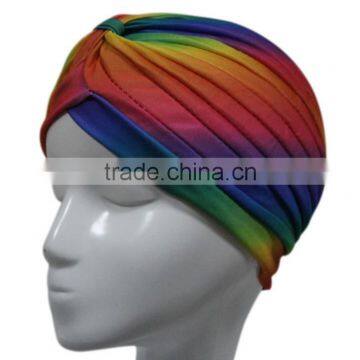 Men and Women Solid Color Bow Head Hat Outdoor Sunscreen Scarf Cap Watermelon Cap Cap Cap Cap Can be Folded photo-4