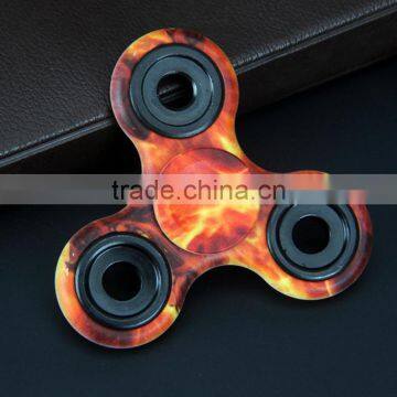 Painted LED Lights Light Fingertips Gyro Flashing Light Fingertips Three Leaf Camouflage Gyro Finger Luminous Decompression photo-4