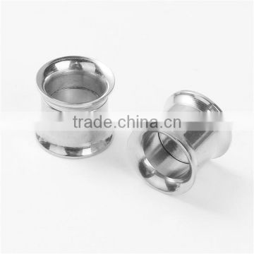 8mm Stainless Steel Ear Stretcher Expander Cylinder Silver Tone Tunnel Plug Expander