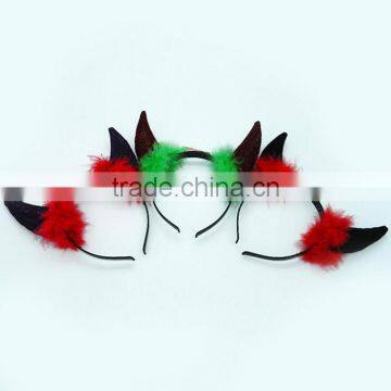 Wholesale Super Cute Halloween Party Kids Headband Demon Antlers Hairband photo-2