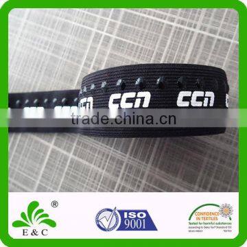 Oeko-tex100 Custom Printed Nylon Spandex Band Non-slip Silicone Dots Elastic photo-2