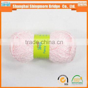 China Knitting Yarn Factory Wholesale Oeko Tex Long Space Dyed Acrylic Ripple Yarn Hand Knitting Scarf Yarn in Low Price photo-2