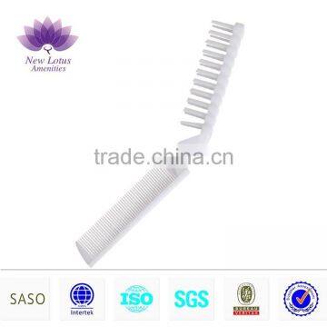 High quality hotel plastic folding pocket comb