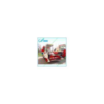 Harvester, Combine Harvester, wheel type, self-propelled rice wheat soybean harvester