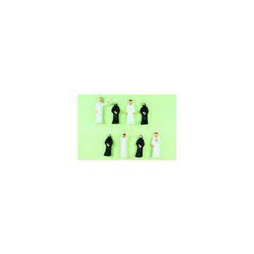 1:50 Railroad Architectural Scale Model People Painted Arab Figures 4.0cm