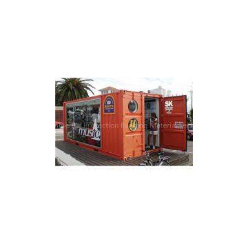 Fashion Mobile Shipping Container Cafe Shop For Sale