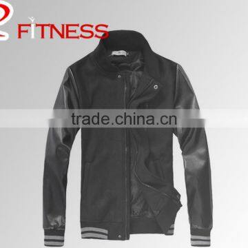 Leather jacket men custom varsity jackets