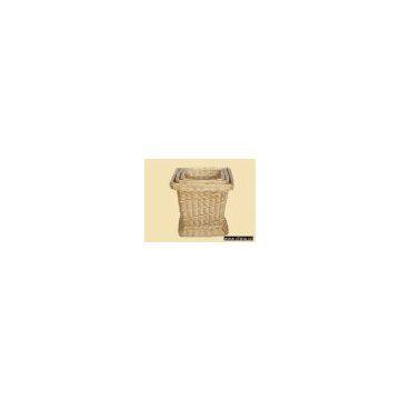wicker storage hamper