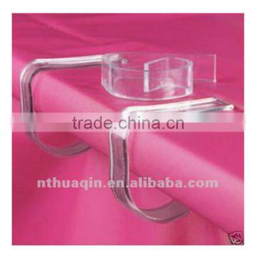 plastic beautiful banquet table skirting clips