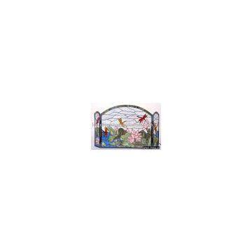 Tiffany Fireplace Screen # PA27C366A/Q039ABD