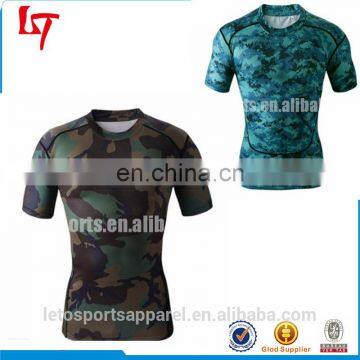 custom Rashguard Compression Rash Shirt Guard men camo Rush Guard