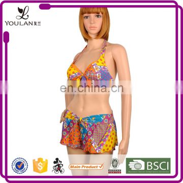 New Design Perfect Printed Polyester japan ladys sex photos horse sex with women sexy sling bikini beachwear