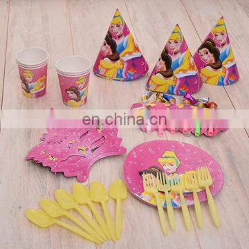 CG-PLA103 Birthday party set girls birthday accessories