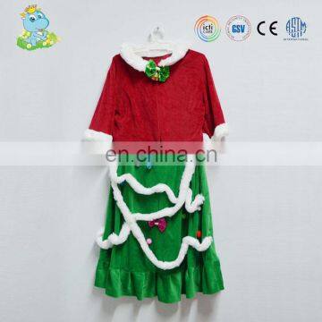 High quality Cosplay christmas tree costumes for kids