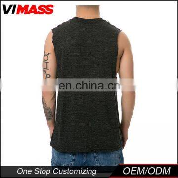 Men's Basic Cotton Gym Muscle Singlet Tank Top photo-4