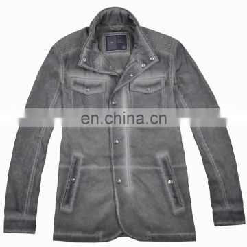 2015 last fashion mens spring fit handsome fashion leather jacket