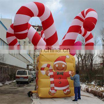 Airblowing Giant Inflatable Christmas Decorations,/inflatable Christmas Candy Stick photo-2