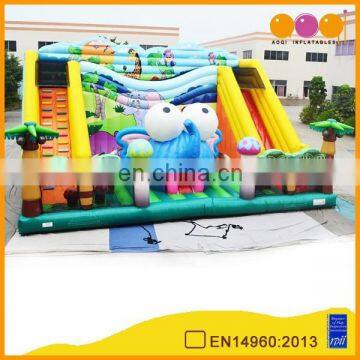 2015 new design jungle inflatable park