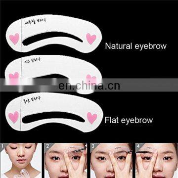 Makeup Genuine House Thrush Card Novice Simple Three Kinds Of Eyebrow Eyebrow Stencils Eyebrow Tools Eyebrow Card