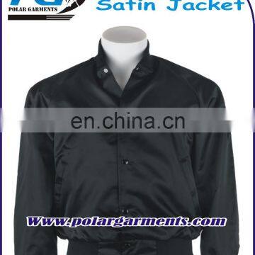 satin jacket black