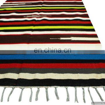 Indian Wool Throw Woven Rugs Hippie Home Decorative Carpet Runner photo-2