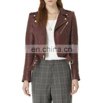 Burgundy Cowhide Leather Motorcycle Jackets/Vented Cool Rider Jacket/Leather Motorbike Jackets/Punk Rock Leather Jackets/