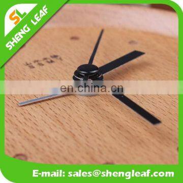 Landscape Process Solid Wood Concave Desk Clock Alarm Clock photo-3