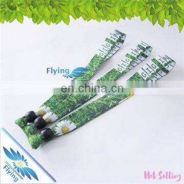 Beautiful Custom Fabric Wristbands Festival Cheap Bracelets with Slider
