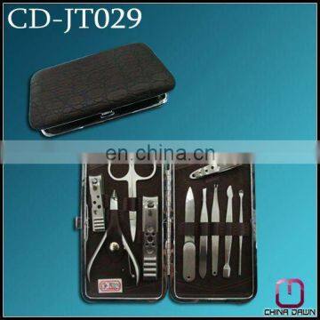 10pcs profession manicure & pedicure set leather CD-JT029