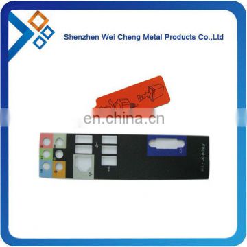 Self Adhesive Plastic Nameplate with Screen Printing