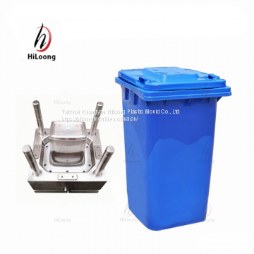 outdoor plastic garbage can mould manufacturing plastic injection mould