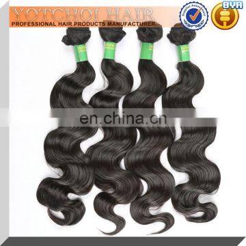 Yotchoi Hair Gold Supplier Human Hair Extension, Malaysian 7A Grade Virgin Body Wave Hair, Malaysian Hair