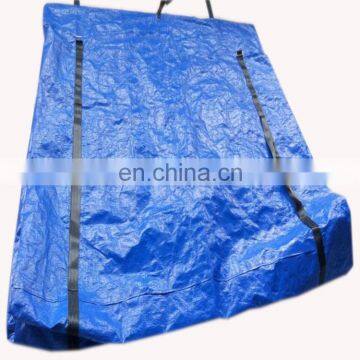 Waterproof Blue Inexpensive PE Woven Fabric Mattress Covers