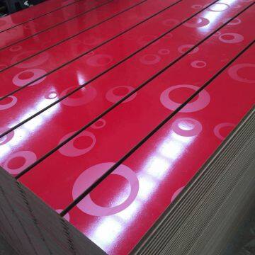 18mm T&G Groove Melamine MDF for Decoration