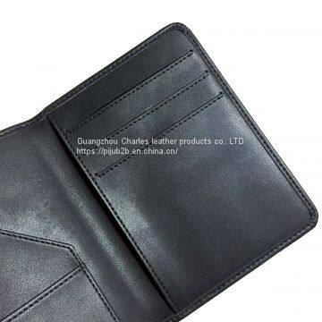 Manufacturers Custom 2019 New Open PU Leather Card ID Package Multi-function Simple Ticket Holder Passport Package photo-4