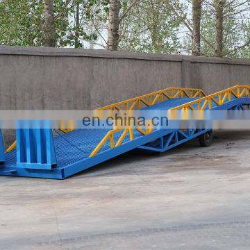 7LYQ Shandong SevenLift 10000kg Ground Container Legs Loading Unloading Dock Trailers Access Ramp